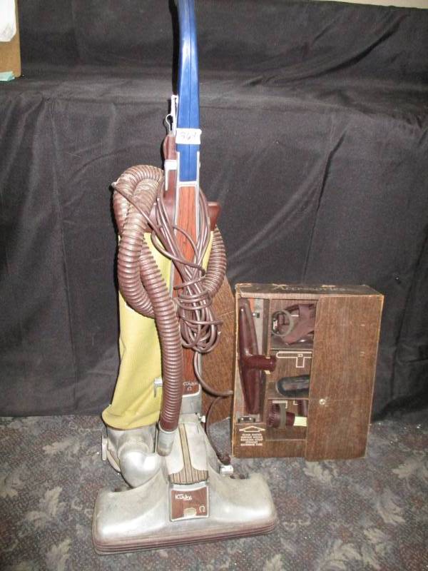 lot 65 image: Antique Kirby Vacuum and Attachments