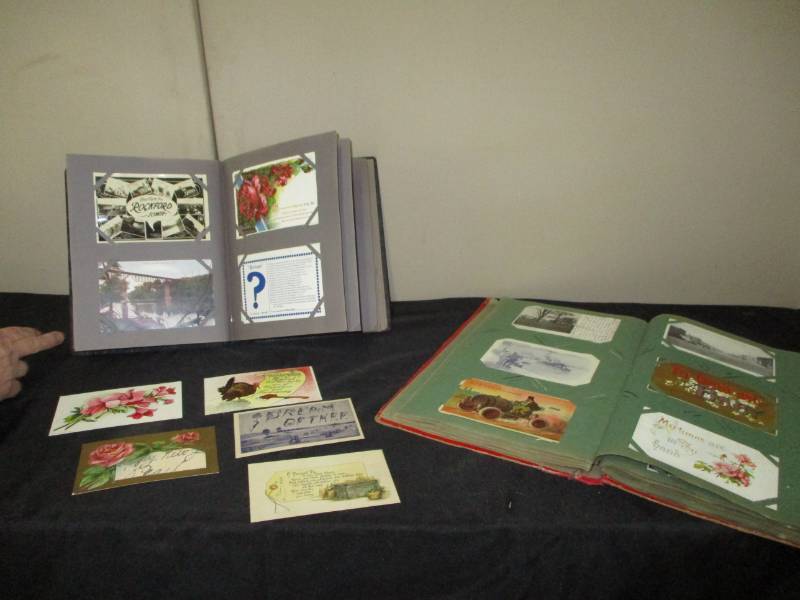 lot 94 image: Antique collectible postcards and memobeila