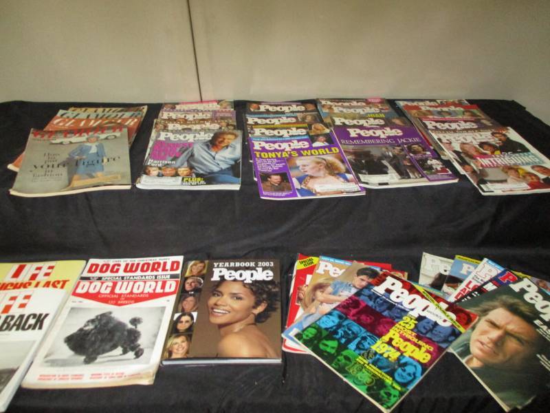 lot 96 image: People glamour and other life books