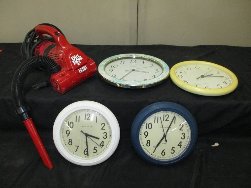 lot 145 image: Clocks and Vacuums