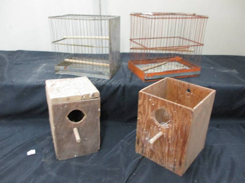 lot 193 image: 4-Birdcages