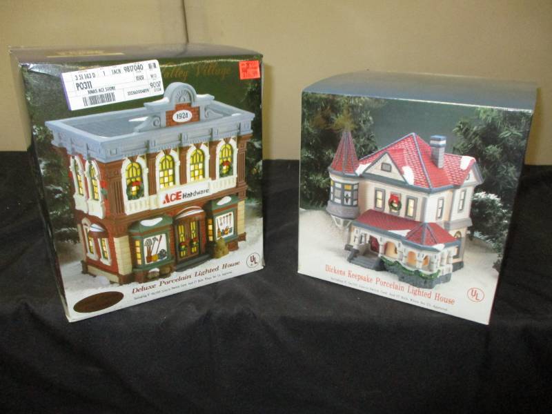 lot 247 image: Dickens Village Houses