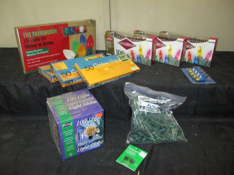 lot 249 image: Various Christmas Lights unopened in box