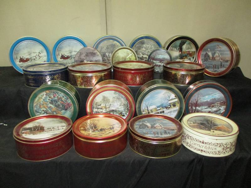 lot 268 image: Currier and Ives Collector Tins