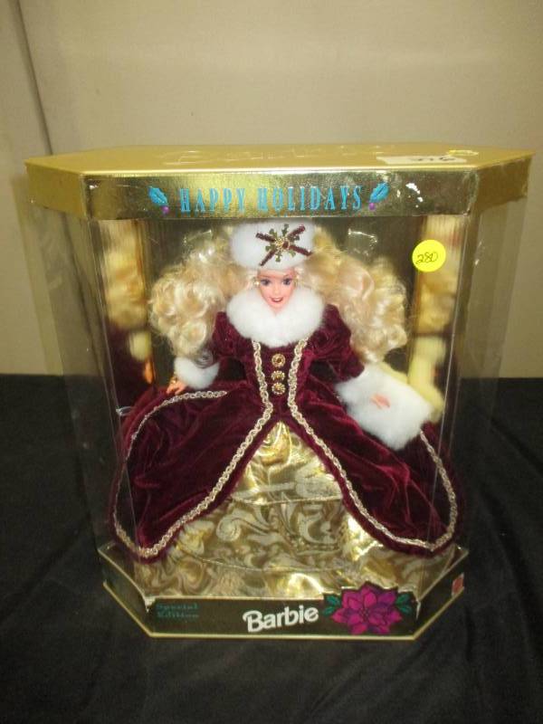 lot 280 image: Happy Holidays Barbie Special Edition