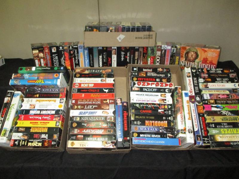 lot 309 image: All the VHS Movies