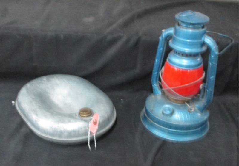 lot 315 image: Bed Warmer and Dietz Lantern