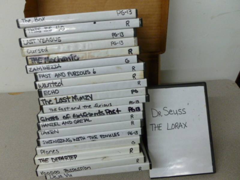 lot 83 image: DVD Movies