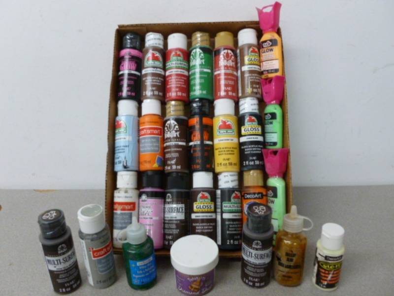 lot 95 image: Acrylic Craft Paint