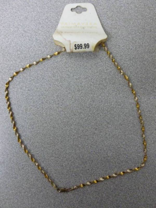 lot 151 image: New Sterling Silver Necklace