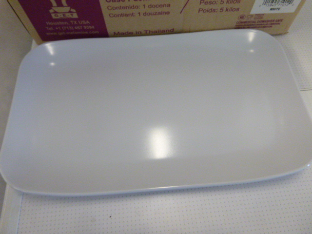 NEW Case of G.E.T. Enterprises Rectangular PlatterPlates