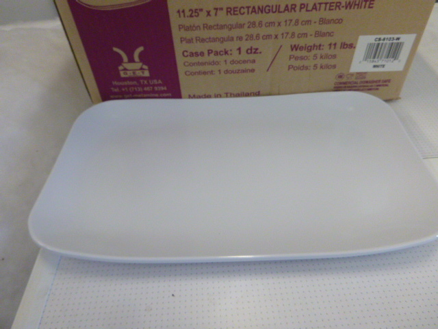 NEW Case of G.E.T. Enterprises Rectangular PlatterPlates