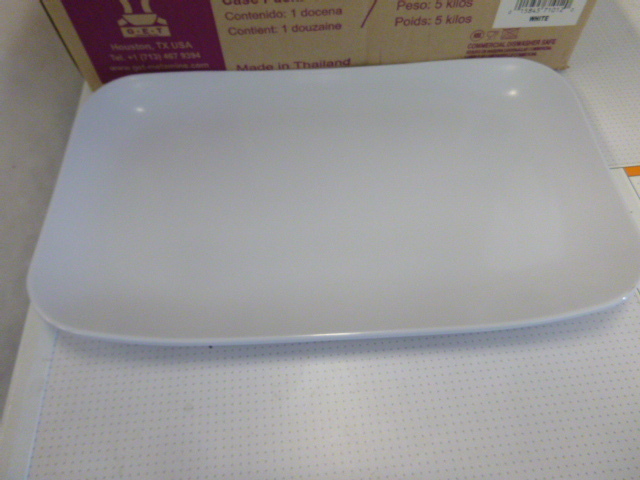NEW Case of G.E.T. Enterprises Rectangular PlatterPlates