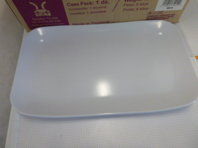 NEW Case of G.E.T. Enterprises Rectangular PlatterPlates