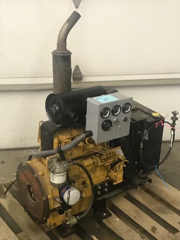 lot 1A image: Caterpillar 4-Cylinder Diesel Engine