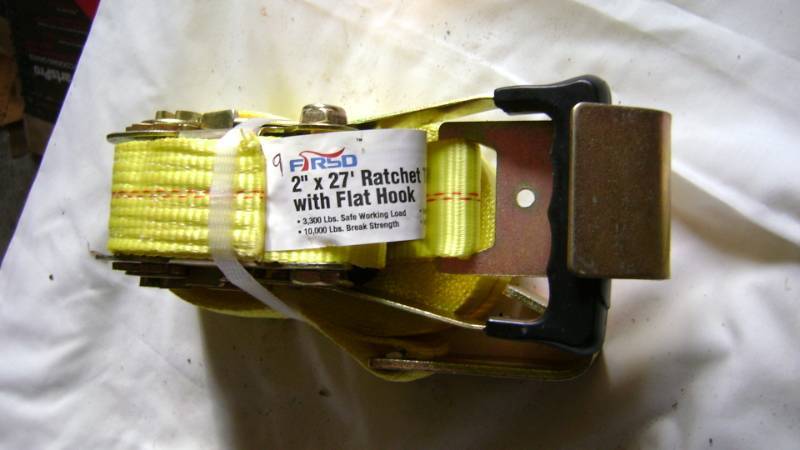 TWO 2X27 RATCHET STRAPS