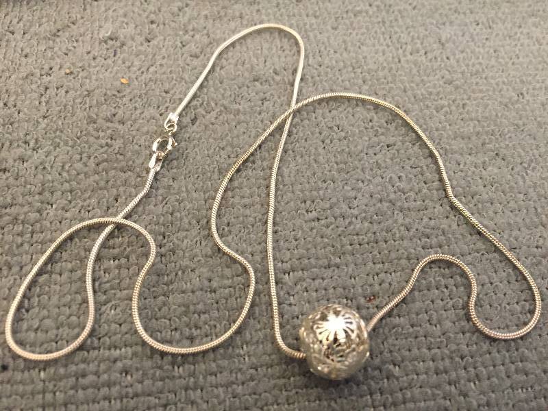 lot 58 image: Sterling Silver Necklace