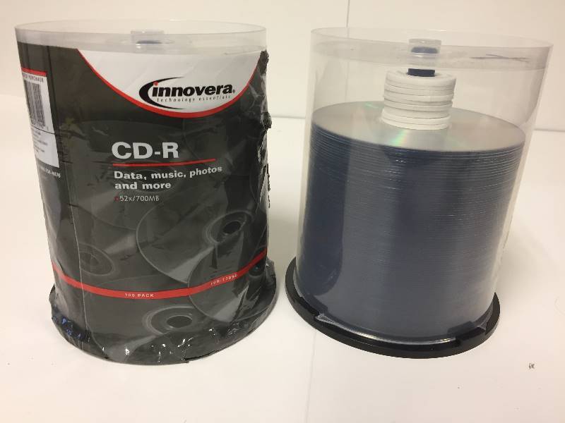 lot 34 image: 150 INNOVERA CD-R Compact Discs