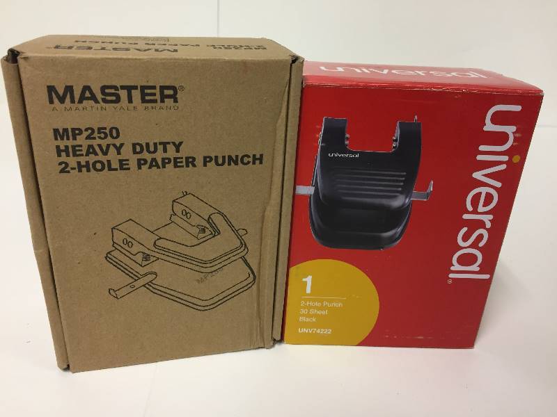 lot 39 image: 2 Hole Paper Punch - Quantity of 2