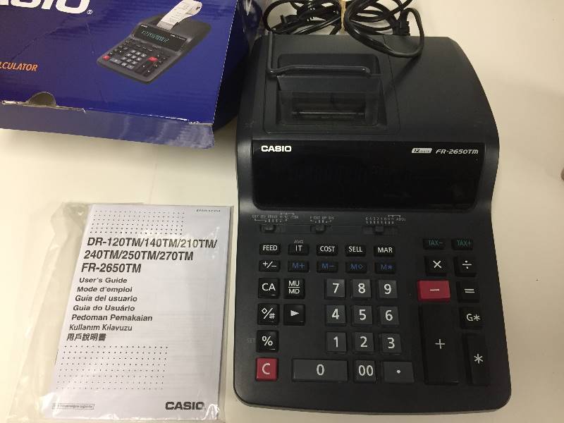 lot 48 image: CASIO Desktop Printing Calculator