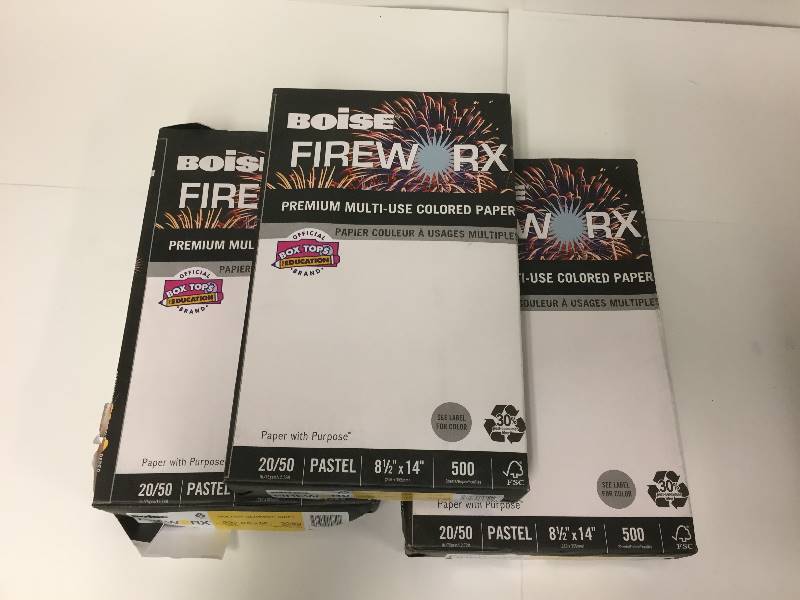 lot 52 image: 1500 Sheets of Boise Premium Paper - Golden Glimmer