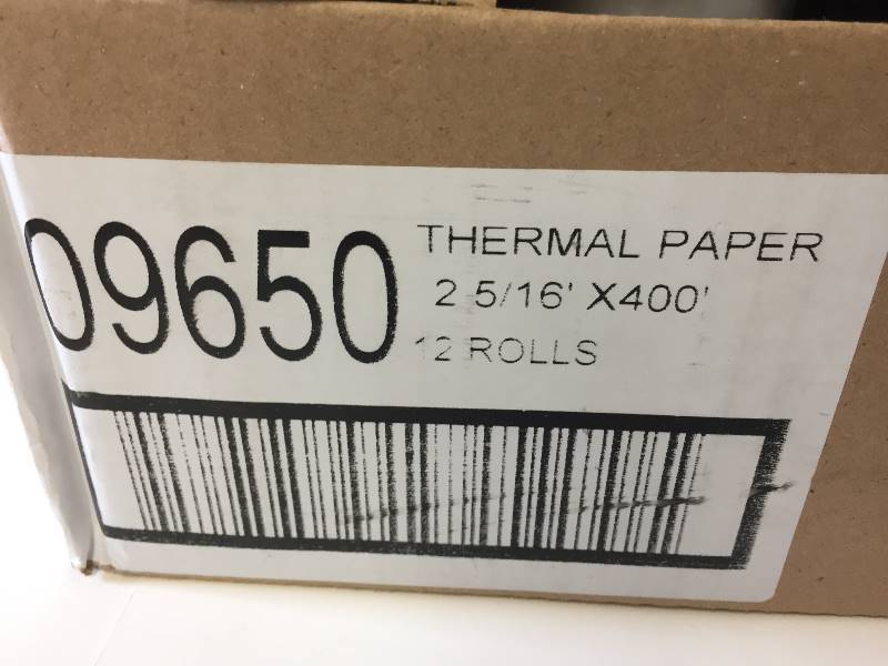 lot 93 image: 12 Rolls Thermal Paper 2 516 x 400 each