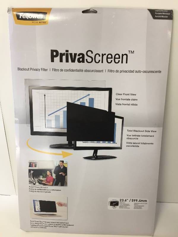 lot 111 image: Fellowes PrivaScreen 23.6 Blackout Privacy Filter