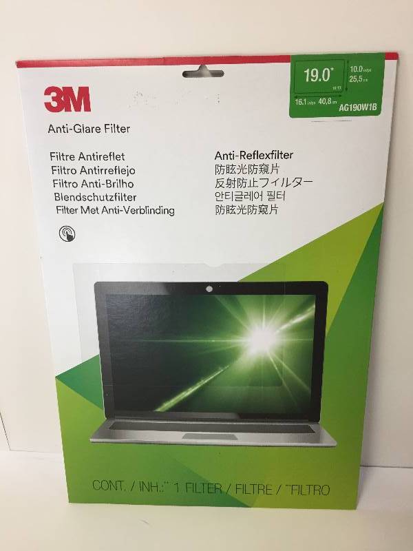 lot 135 image: 3M Anti-Glare Filter 19 AG190W1B