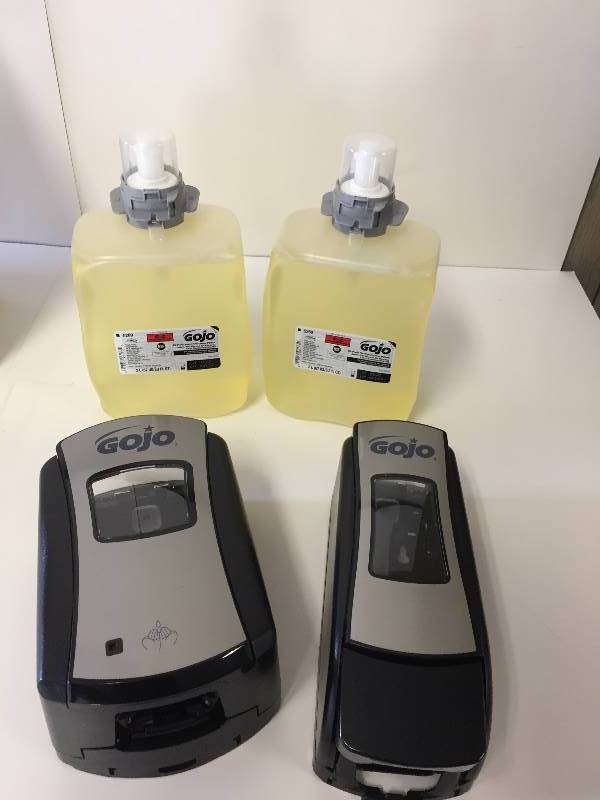lot 76 image: GoJo Soap Dispensers & Foam Handwash