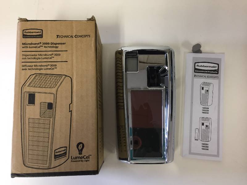 lot 141 image: Rubbermaid Microburst 3000 Dispenser with LumeCel