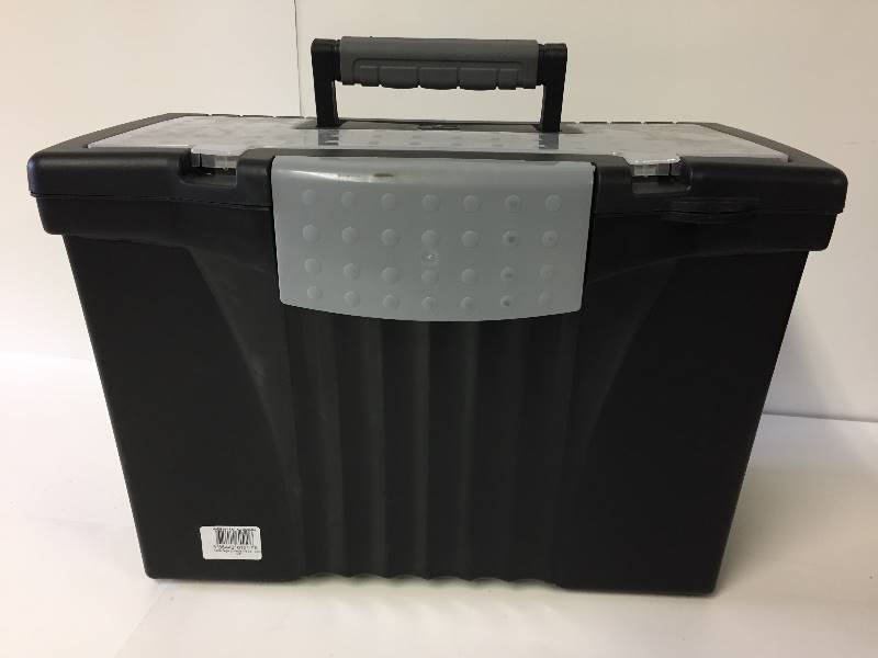 lot 132 image: Letter  Legal Portable File Box