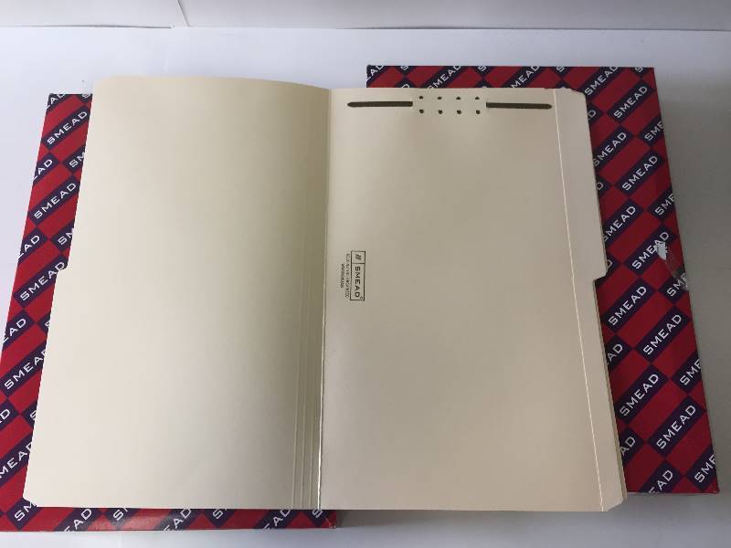 lot 151 image: SMEAD Fastener Folder Legal Qty 100