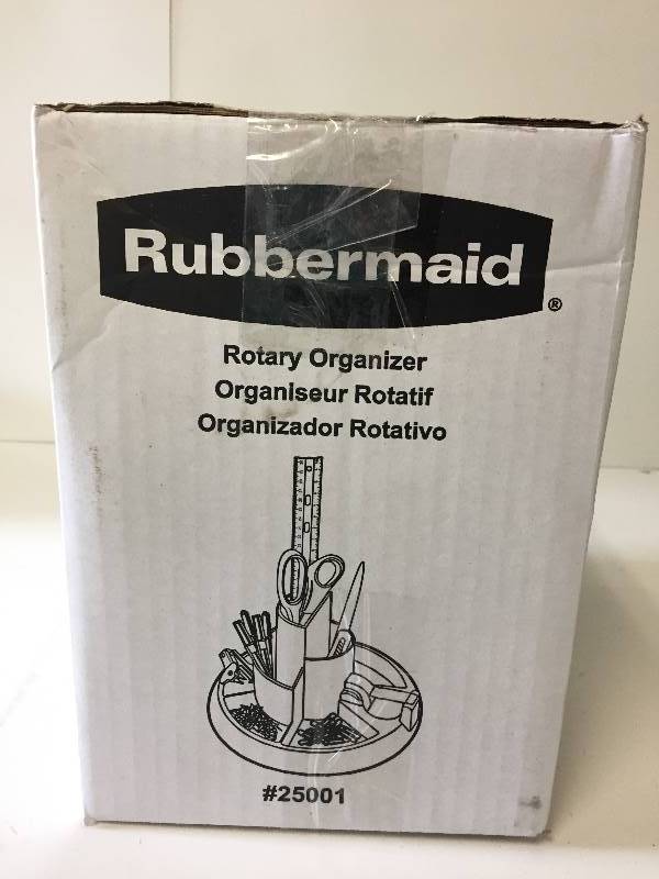 lot 144 image: Rubbermaid Rotary Organizer with Accessories