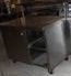lot 69 image: Stainless Steel Utility Table and wall with sneeze Guard and electric outlets