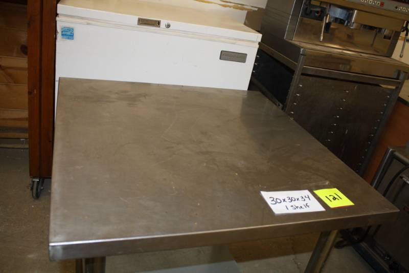 lot 121 image: Stainless Table