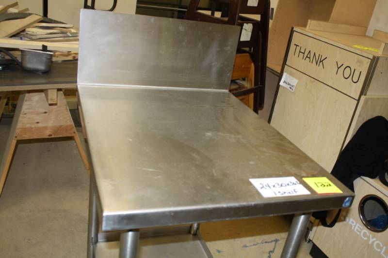 lot 122 image: Stainless Table