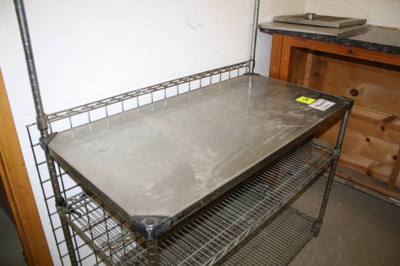 lot 124 image: Stainless Table