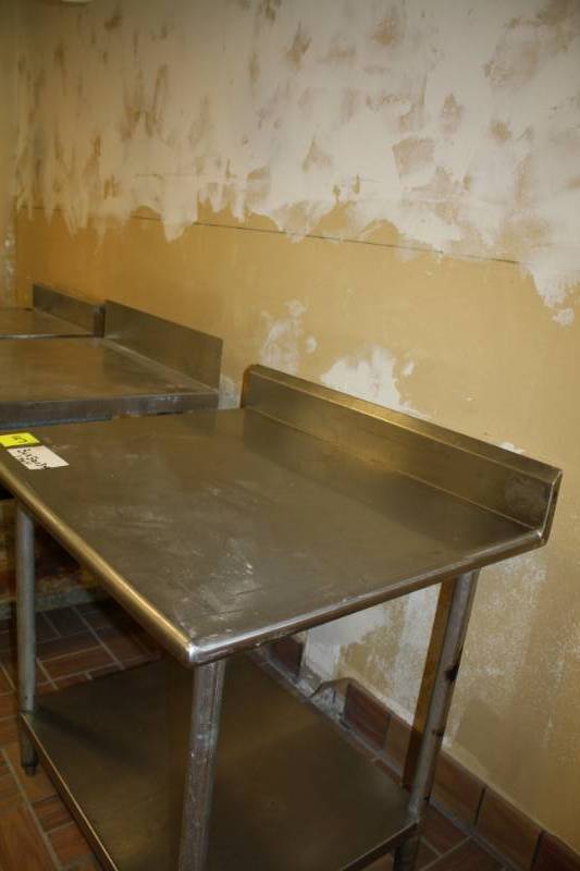 lot 127 image: Stainless Shelf