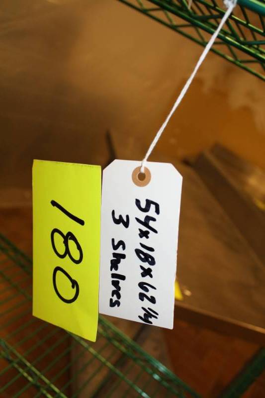lot 180 image: Shelving Rack