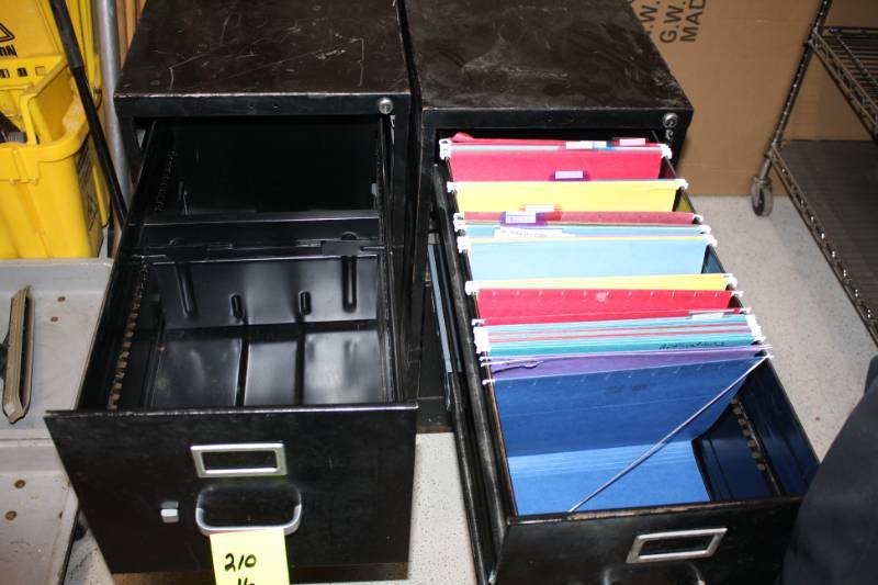 lot 210 image: File Cabinets