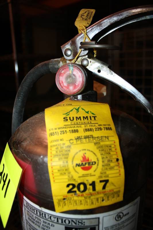 lot 241 image: Kitchen One Fire Extingusher