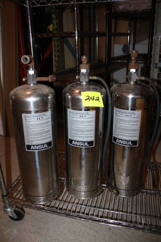lot 242 image: Ansul Tanks