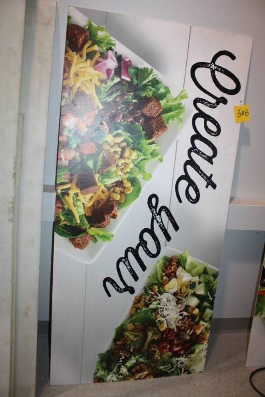lot 308 image: Salad Sign
