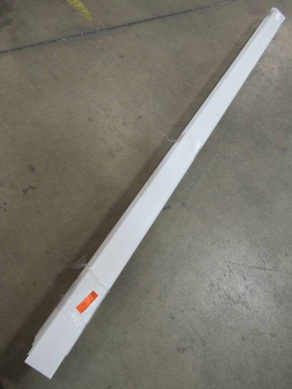 lot 65 image: Approximately 25 Screen Tight 3-12 in. White Porch Screening System Caps, WCAP38