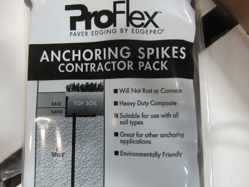 lot 76 image: 3 Cases of Dimex ProFlex Contractor Pack Nylon Spikes (32-Count Spike Packs, 16 PacksCase), 1988-HD32.