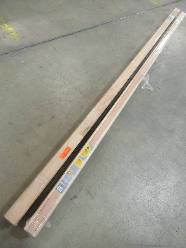 lot 45 image: L.J. Smith Stair Systems 2.5-in x 8-ft Raw Unfinished Wood Shoe Rail LWMAN60456050-08H