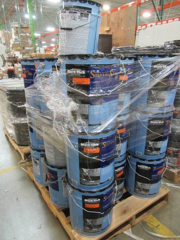 lot 142 image: 28 Containers of Gardner-Gibson Black Jack 4.75GAL ALU Coating, 5175-A-30