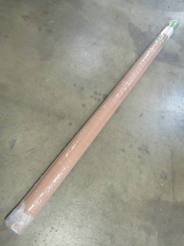 lot 109 image: Style Selections Woodgrain Light Filtering Pvc Roll-Up Shade (Common 96-in Actual 96-in x 72-in), ABUA3072C