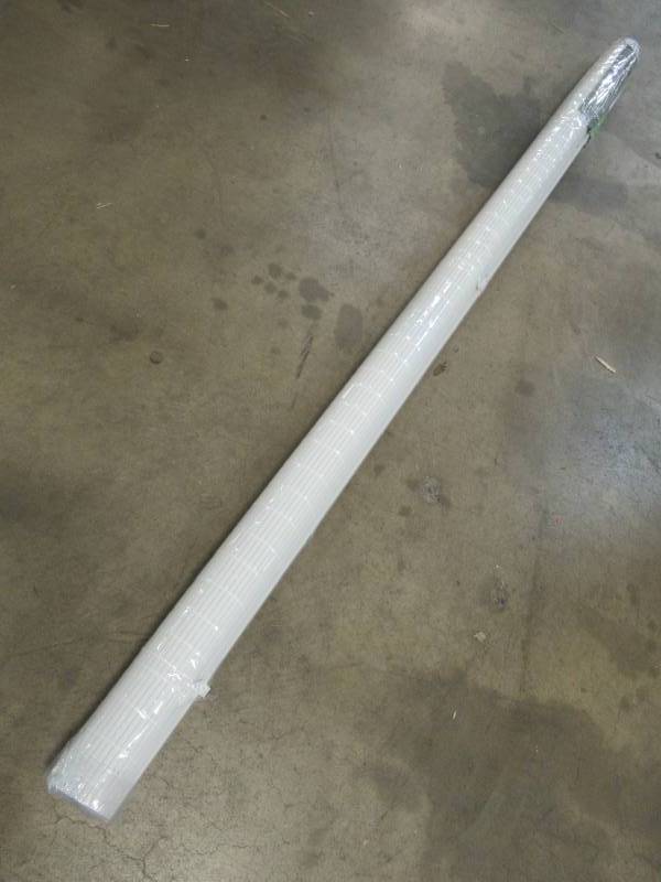 lot 118 image: Style Selections White Light Filtering Pvc Roller Shade (Common 96-in Actual 96-in x 96-in) VR9696W