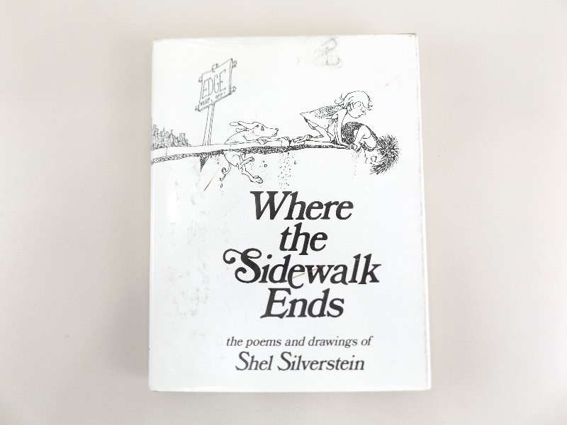 lot 1 image: First Edition Where The Sidewalk Ends Hardcover Book